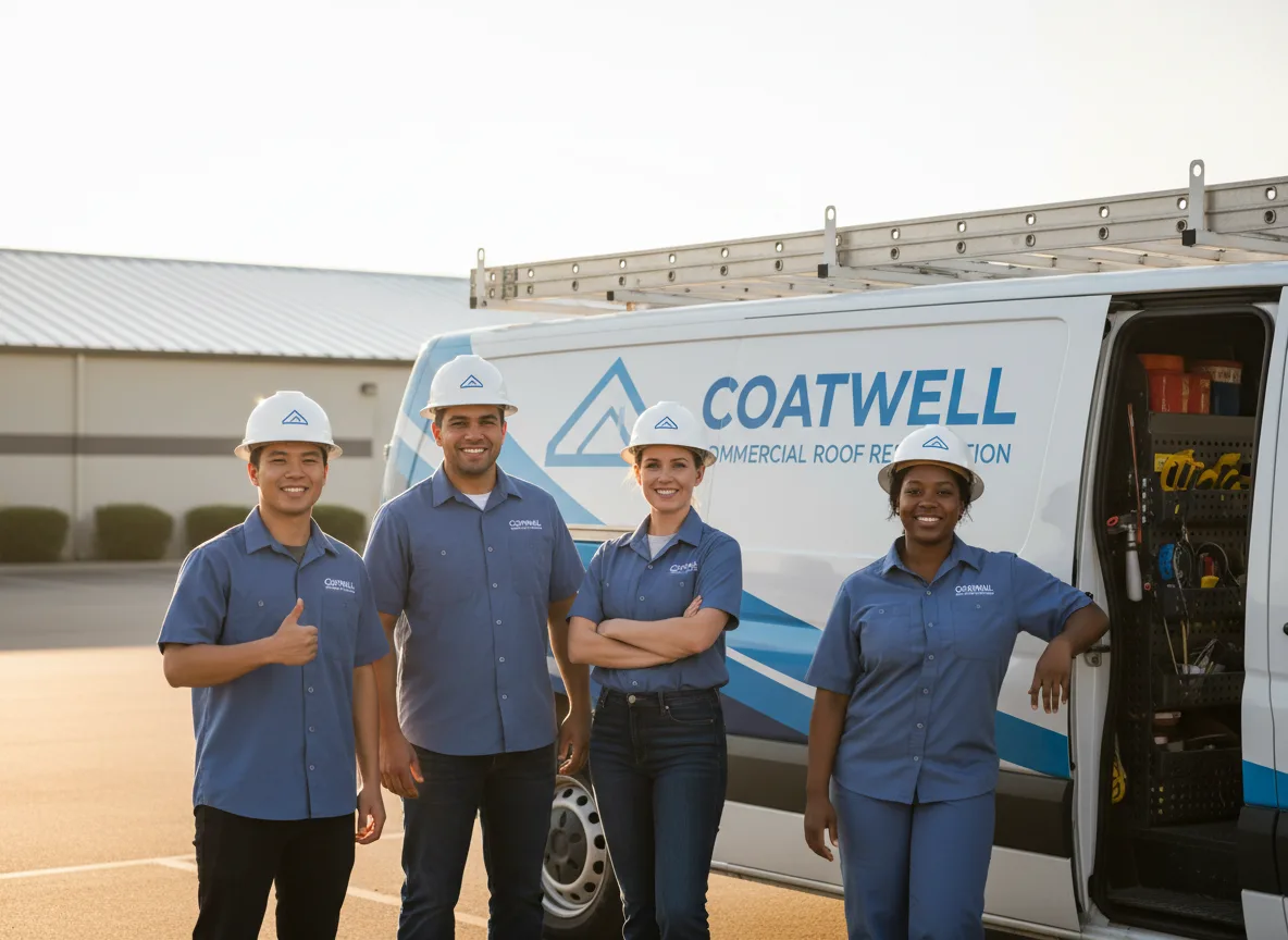 Commercial roof coating company in Ellinwood, KS